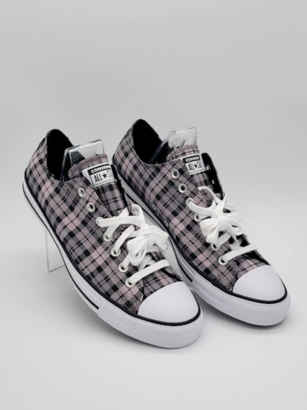 CONVERSE Chuck Taylor All Star Plaid Low Top Sneakers Men 10 Women 12 NWOB